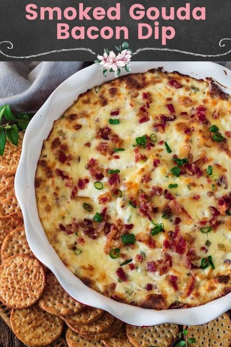 Gouda Recipe, Dip Recipes Hot, Christmas Dip, Delicious Dips Recipes, Bacon Dip, The Road To Success, Smoked Cheese, Road To Success, Good Wine