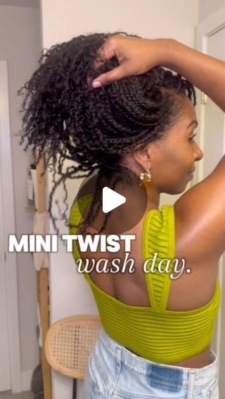 How To Refresh Mini Twists, Washing Mini Twists, Mini Twist Hair Growth, Mini Twists Bob, Mini Twist Braids Hairstyles, Qvr Hair Twist, Micro Mini Twist, Mini Marley Twists, Qvr Hair