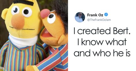 “They’re Not Gay”: Creator Of Bert & Ernie Gets Backlash After Revealing Their Sexuality Bert X Ernie Fanart, Bert X Ernie, Bert And Ernie Fanart, Ernie Sesame Street, Bert Sesame Street, Ernie And Bert, Bert Ernie, Bert And Ernie, Frank Oz