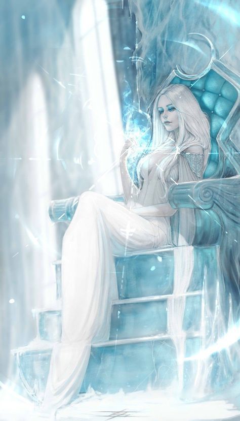 Water Goddess Art, Killer Frost, Blue Angel, Ice Queen, Arte Fantasy, Digital Art Girl, Art Anime, Fantasy Artwork, A Drawing