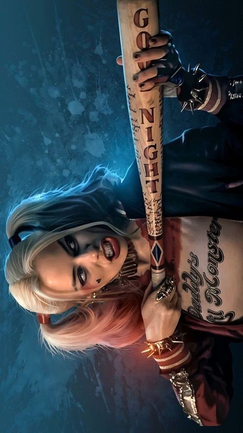 Harleen Quinn, Harley And Joker Love, Der Joker, Margot Robbie Harley Quinn, Margot Robbie Harley, Harley Quinn Drawing, Queens Wallpaper, Harley Quinn Artwork, Harley Quinn Comic