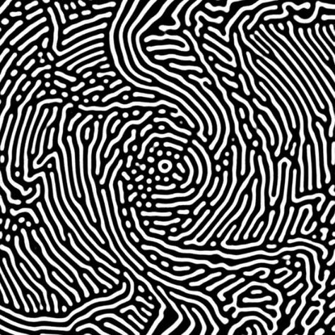 Reaction Diffusion Pattern, Arches Tattoo, Reaction Diffusion, Art Illusions, Zen Doodle Art, Modern Art Paintings Abstract, Abstract Pattern Design, Generative Design, Pixel Pattern