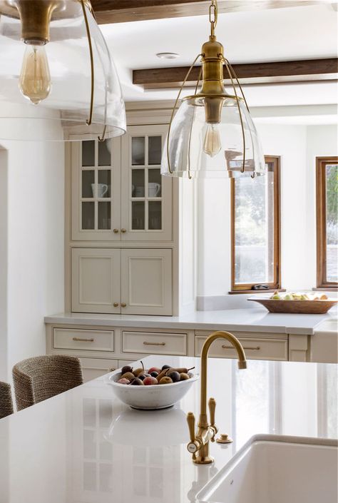 Reveal: Palos Verdes Project, part II Lindsey Brooke Design, Old World Tile Backsplash, Old World Lighting, Provencal Kitchen, Starling House, Traditional Kitchen Lighting, High End Kitchen Design, Handmade Tile Backsplash, Old World Kitchen