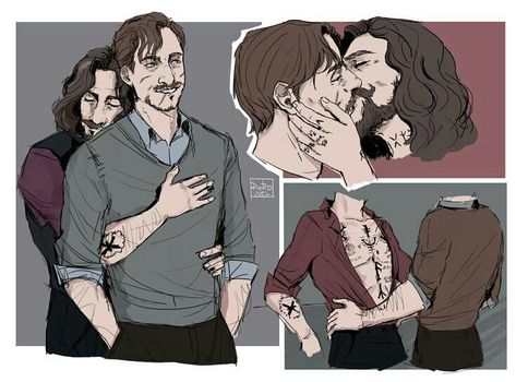 Sirius X, Citate Harry Potter, Remus And Sirius, Gay Harry Potter, Images Harry Potter, Harry Potter Comics, Harry Potter Ships, Harry Potter Headcannons, Harry Potter Marauders