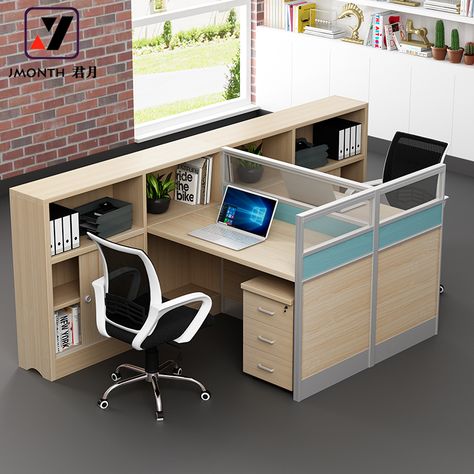 Commercial Furniture Modern Two People Office Furniture/ Counter/ Workstation https://m.alibaba.com/product/60764225787/Commercial-Furniture-Modern-Two-People-Office.html?__sceneInfo={"cacheTime":"1800000","type":"appDetailShare"} Two People Office, Office For Two People, Small Home Office For Two, Home Office For Two People, Cubicle Workstation, Home Office For Two, Office Cubicle Design, Interior Shop Display, Office Desk Furniture