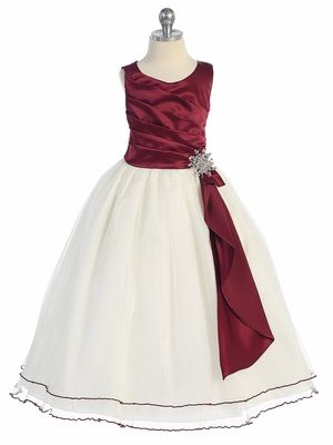 Next stop: Pinterest Burgundy Flower Girl Dress, Girls Special Occasion Dresses, Layered Tulle Skirt, Tulle Flower Girl, Wedding Girl, Girls Pageant Dresses, Chic Baby, Flower Girl Dresses Tulle, Pageant Dress