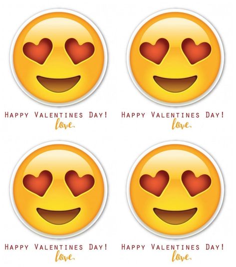 Emoji Valentines - A girl and a glue gun Printable Emojis, Emoji Printables, Emoji Valentines, Valentine Stuff, Valentine Printables, Valentines Games, A Lettering, Valentines Gift Box, Valentine Gifts For Kids