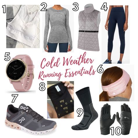 5k Essentials, Winter Running Outfit Cold Weather, Cold Weather Running Outfit, Winter Running Outfit, Cold Weather Running Gear, Cold Weather Running, Running Essentials, Running 10k, Running Watch