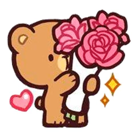 Sticker Maker - Milk & Mocha Bear ( IG @milkmochabear ) Milk And Mocha Bear, Calin Gif, Milk And Mocha, Milk Mocha, Mocha Bear, Bear Couple, Milk & Mocha, Cute Bear Drawings, Bear Drawing