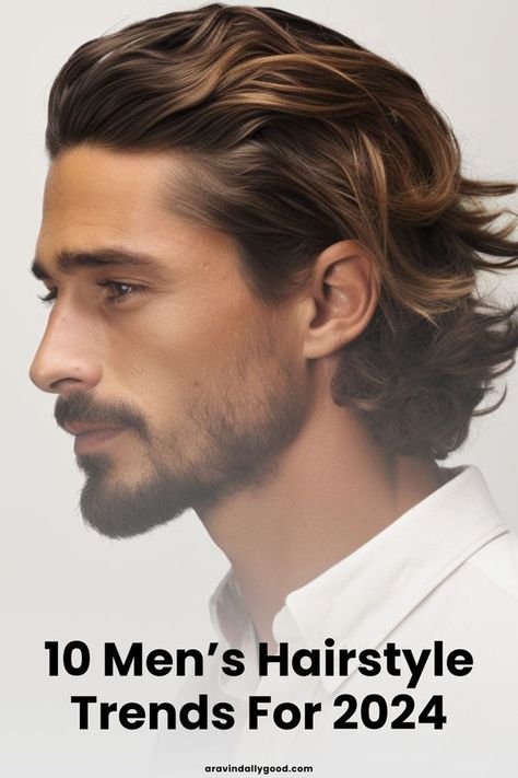 I observed men from both online and offline life and discovered that some men’s hairstyles are set to rock in 2024. In this blog post, I’ve listed: The Best 10 Men’s hairstyle trends for 2024 and How to style them. Mens Popular Hairstyles, Men’s Medium Hair Length, New Mens Hairstyles, Long Hair Guy Hairstyles, Men’s Hair Medium, Men S Medium Haircut, Best Men Hairstyles 2024, Guys Longer Haircuts, Men S Hairstyle Long