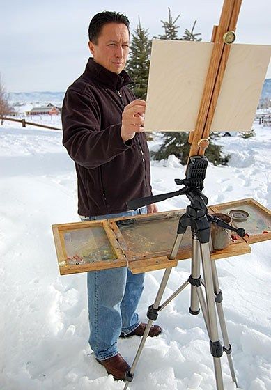 Plein Air Easel, Master Oil Painting, Travel Art Kit, Art Studio Design, Artist Easel, Art Easel, Outdoor Paint, Art Storage, Painted Boxes