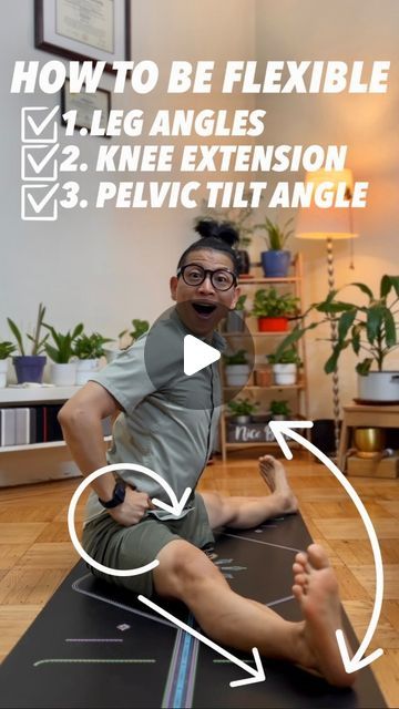 DJ KIM | Yoga Expert on Instagram: "➕Exercises for Flexibility Using Eccentric Contraction➕
✔️Long hours of sitting can lead to tight hips and adductors! We can improve flexibility through eccentric contraction, where muscles lengthen under tension. Here are some simple drills to help you become more flexible! 

✔️Don‘t forget to exit safely! This is often when injuries occur.

✔️Save, practice, and share with your loved ones!

🌟JOIN MY ONLINE GROUP CLASSES “Yoga With DJ” (NYC TIME - EST)
1. 30 min Daily Yoga Class - $30 PER MONTH
(10AM FOR BEGINNERS and 7PM FOR INTERMEDIATE & ABOVE)

2. 60 min Intensive Daily Program – $150 PER MONTH! 
(11:30AM, Full Access to hundreds of Videos! SPECIAL COACH! INSTANT FEEDBACKS!)
.
.
.

#flexiblity # UpavisthaKonasana #WideAngleSeatedFo How To Become More Flexible For Beginners, Flexibility Workout Routine, Flexibility Beginners, Exercises For Flexibility, Stretching Exercises For Flexibility, Improve Instagram, Yoga Expert, Become More Flexible, Functional Movement