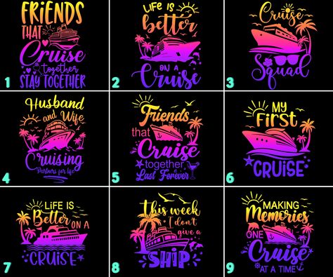 Custom Family Cruise 2024 Shirt, Family Matching Vacation Sweatshirts, Custom Cruise Squad Group Shirt for 2024 Season, Cruise Team Hoodie Group Cruise Shirts, Group Cruise, Cruise Shirt, Family Cruise, Group Shirts, That One Friend, Family Matching, Heat Transfer Vinyl, Heavy Cotton