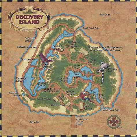 [​IMG] Disney Buildings, Discovery Island, Pelican Bay, Planet Coaster, Lake Dock, Disney Memories, Island Map, World Photo, Disney Theme Parks