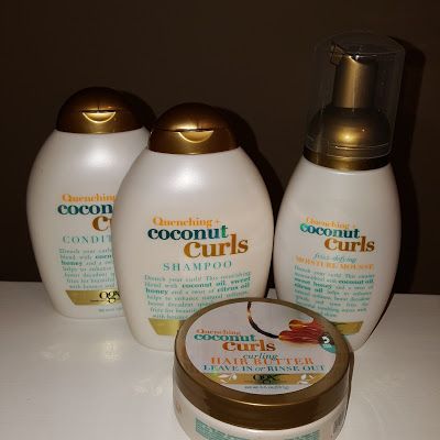 OXG Beauty Quenching Coconut Curls* frizz defying curl styling milk Ogx Coconut Curls, Coconut Hair Products, Coconut Curls Shampoo, Coconut Curls, Curls Products, Cantu Hair Products, Ogx Hair Products, Curl Styling, Curl Products