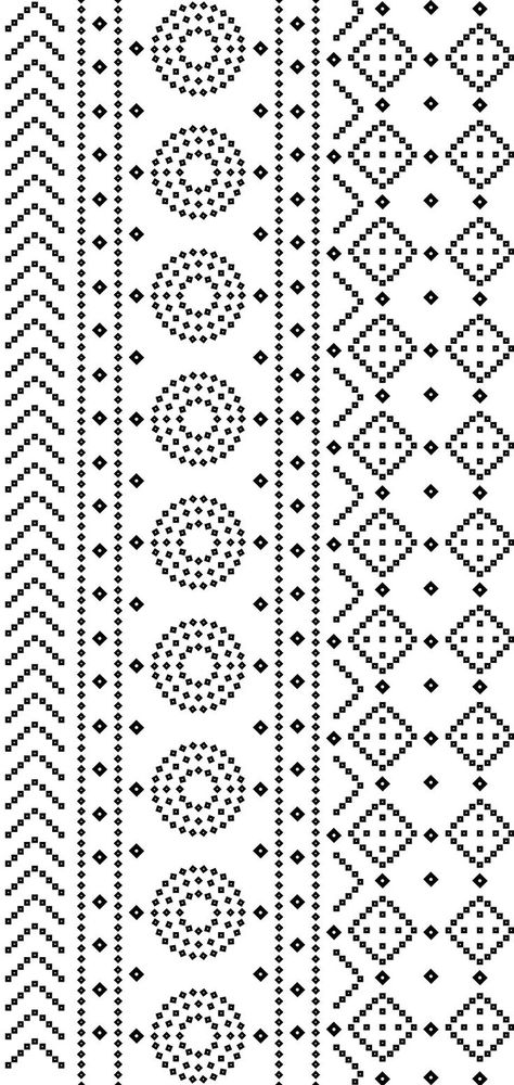 A motif, #pattern, # design depicting abstract, #nonrepresentational shapes such as lines, #circles, #ellipses, #triangles, #rectangles, #polygons. Chunri Motifs, Chunri Pattern, Geometrical Border, Rhinestone Designs Pattern, Fabric Print Design, Motif Pattern, Pattern Images, Dots Design, Fabric Print