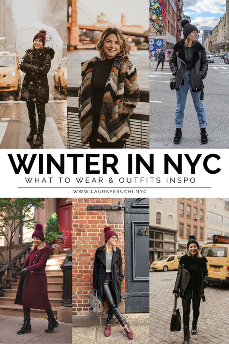 Check some useful tips on how to dress in NYC during winter! City Shopping Outfit Winter, New York City Outfits Christmas, Cold Weather Outfits New York, What To Wear In New York In December Manhattan, Nyc Winter Work Outfits For Women, Manhattan Outfits Winter, New York Fashion In November, What To Wear In New York In Winter, Reno Nevada Outfits Winter