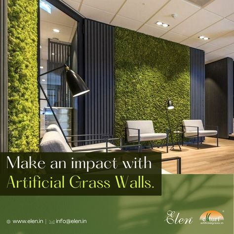 Artificial grass wall Fake Grass Installation, Grass Interior, Artificial Grass Balcony, Artificial Grass Mat, Artificial Grass Wall, Grass Wall, Artificial Lawn, Fake Grass, Synthetic Turf