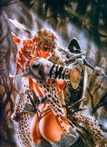 Luis Royo, Heavy Metal Art, Boris Vallejo, Heroic Fantasy, Scott Campbell, Metal Magazine, Warrior Girl, Fantasy Artist, Arte Fantasy