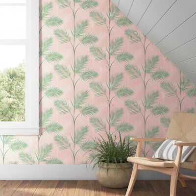 Green Restaurant, Textured Feature Wall, Greens Restaurant, Green Accent Walls, Wall Decals For Bedroom, W Wallpaper, Tropical Wallpaper, Aesthetic Decor, Botanical Wallpaper