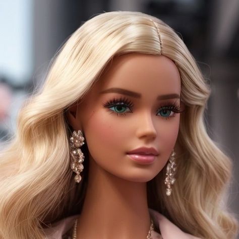 Barbie Fantasy Land on Instagram Pretty Barbies Dolls Pictures, Sparkle Eyes Barbie, Barbie Fantasy Makeup, Cartoon Barbie, Barbie Face Repaint, Face Symmetry, Repainting Barbie Faces, Realistic Barbie, Real Barbie