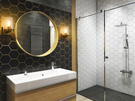 Small bathroom wallpaper ideas