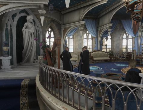 Hogwarts Ravenclaw Dorm, Ravenclaw Common Room Hogwarts Legacy, Raven Claw Common Room, Hogwarts Legacy Common Rooms, Ravenclaw Common Room Aesthetic, Ravenclaw Dormitory, Hogwarts Legacy Ravenclaw, Hogwarts Dorm Room, Ravenclaw Room