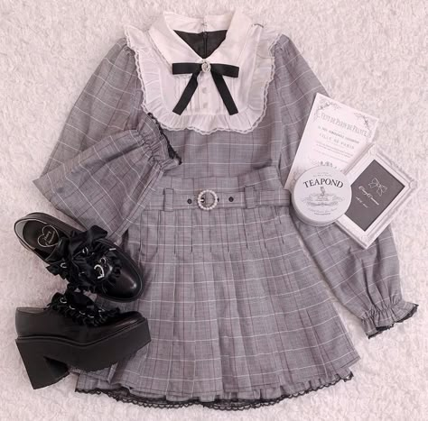 Dark Girly Kei, Jirai Kei Outfits Winter, Girly Kei, Larme Kei, Kei Fashion, Jirai Kei, Kawaii Fashion Outfits, J Fashion, Alternative Outfits