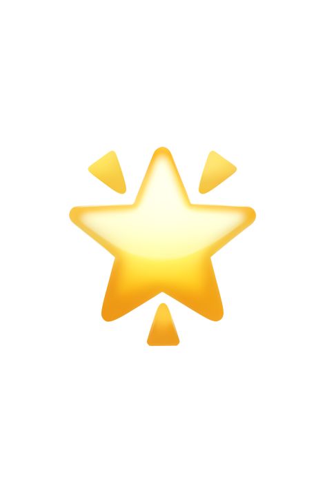 The emoji 🌟 depicts a bright, yellow star with five points. The star appears to be shining or glowing, with a halo of light radiating from its center. The edges of the star are slightly curved, giving it a soft, rounded appearance. Overall, the emoji conveys a sense of brightness, positivity, and magic. Star Emoji Tattoo, Star Discord Emoji, Ios Emoji Png, Shooting Star Emoji, Emoji Ip, Ios Emojis, Yellow Star Png, Emoji Tattoo, Phone Emoji