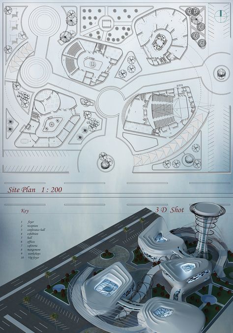 The Space ... " Expo Project " on Behance Expo Plan Architecture, Space Research Center, Space Museum Architecture, Commercial Mall Design, Space Architecture Concept, Commercial Design Exterior, Landscape Architecture Drawing, Concept Models Architecture, Architecture Drawing Plan