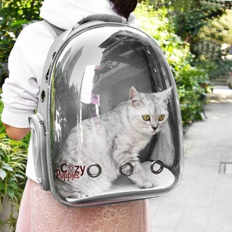 18 Problem-Solving Products That Pet Parents Will Feel Smart For Investing In Bubble Backpack, Cat Carrier Backpack, Pet Carrier Backpack, Cat Backpack Carrier, Pet Backpack Carrier, Pet Carrier Bag, Pet Barrier, Space Capsule, Pet Backpack