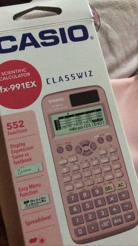 Cute Calculator, Stationery Obsession, Simple Menu, Kawaii School Supplies, School Plan, Study Board, Best Filters For Instagram, Studying Life, Cute School Supplies