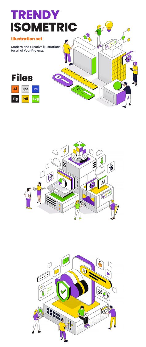 Isometric Ui Illustration kit — Illustrations on UI8 Robinhood Illustration, Isometric Character, Isometric Building, Ui Illustration, Summer Sale Sign, App Map, Electric Car Charging, Unique Illustration, Work Flow