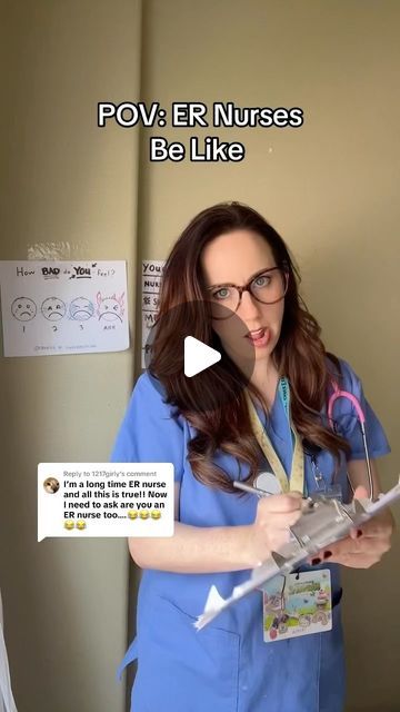 Julie Story on Instagram: "POV: ER Nurses Be Like 😂🤣 #funny #funnyvideos #funnymemes #comedy #humor #laugh #meme #jokes #funnyvideo #funnyreels #hilarious #lol #lmao #funnymoments #jokesfordays #funnyquotes" Er Nurse Humor, Er Nurses, Laugh Meme, Er Nurse, Nurse Humor, Just For Fun, Funny Moments, Funny Gif, Funny Quotes