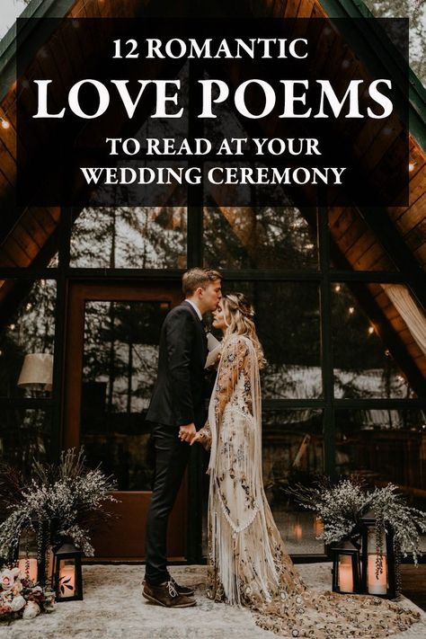 12 Romantic Love Poems to Read at Your Wedding Ceremony | Image by Henry Tieu Photography Romantic Love Poems, Wedding Ceremony Readings, Reading Poems, Wedding Ceremony Script, Wedding Readings, Romantic Poems, Wedding Poems, Religious Wedding, Love Poem