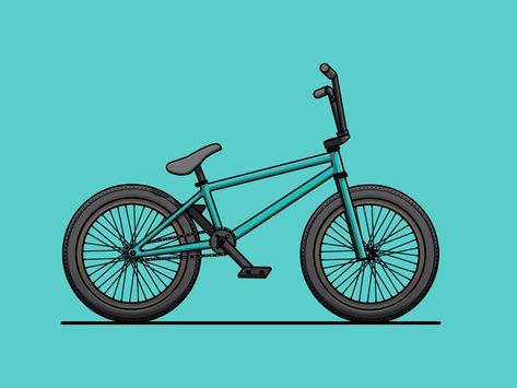 Bmx Backgrounds, Bmx Artwork, Bmx Drawing, Bmx Bandits, Bike Png, Bmx Street, Bicycle Illustration, Mountain Bike Art, Bmx Shop