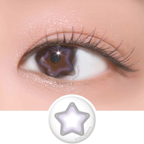 buy #coloredlenses #contactlens #purpleeyes colored contacts Unique Eye Contacts, Star Eye Contacts, Star Contact Lenses, Cool Contact Lenses, Star Contacts, Eye Contacts Colored, Purple Contact Lenses, Constellation Aesthetic, Daphne Aesthetic