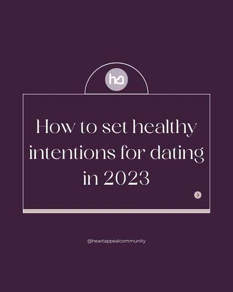 Have you set your dating intentions for 2023? ✨ Here’s how… The start of a new year is the perfect time to shift perspective and gain a new understanding of the direction you’re headed in finding love. Follow these steps to set healthy dating intentions for the new year: 💖 Identify Your Dating Goals 💖 Outline Desired Qualities 💖 Create an Action Plan 💖 Reframe Your Dating Mindset 📌 Save this post for later when you’re ready to set your 2023 dating intentions! Dating Intentions, Realistic Relationship, Dating Mindset, Dating 2023, Dating Goals, Confidence Books, Relationship Advice For Women, Fear Of Commitment, Relationship Red Flags