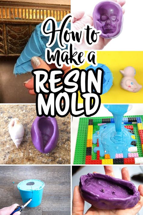 If you've ever wondered how to make a resin mold, this list of different types of DIY resin molds will help you find the best one for your next project. Resin Stool Top, Resin Fishing Lures, Make Your Own Resin Mold, Epoxy Molds Diy, Resin Color Ideas, Epoxy Resin Crafts Molds, How To Layer Resin, Small Resin Ideas, Small Resin Crafts