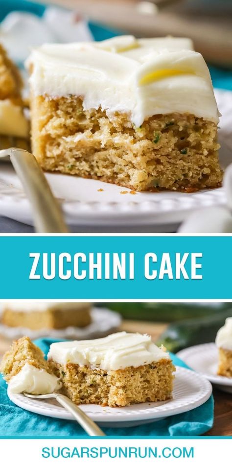 Zucchini Cake - Sugar Spun Run Zucchini Cake Recipe, Zucchini Desserts, Sugar Spun Run, Zucchini Cakes Recipe, Dessert From Scratch, Banana Dessert Recipes, Holiday 2024, Zucchini Cake, Banana Dessert