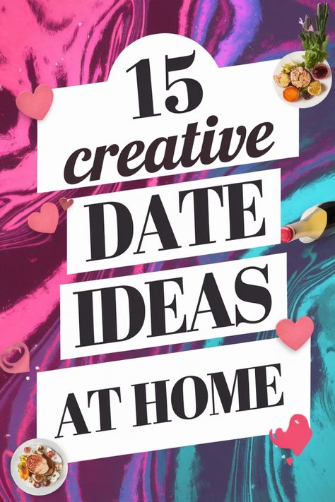 Looking for creative date ideas at home? These 15 must-try activities will help you enjoy quality time together without leaving your cozy space. From indoor picnics and DIY spa nights to movie marathons and cooking challenges, there's something for every couple to experience joy and connection without the need to go out. Transform your living room into a romantic escape or unleash your competitive spirit with fun games - the choice is yours! Stay Home Date Ideas, Date Night Games At Home, Couple Activity Ideas At Home, Cheap Date Night Ideas At Home, Couples Activity Ideas At Home, Couple Ideas Activities At Home, Creative Date Night Ideas At Home, At Home Date Night Ideas Diy, Fun At Home Date Night Ideas