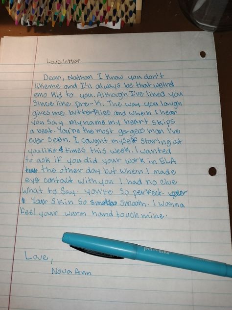 Daily reminder to write notes to ur crushes and keep them in a box! Cute Notes To Tell Your Crush You Like Them, Love Letter To Ur Crush, Note To Give To Your Crush, Cute Letter To Crush, Cute Note Ideas For Crush, Crush Notes Ideas, Love Letters To Your Crush Feelings, How To Tell Ur Crush U Like Them Note, Love Letters For Your Crush