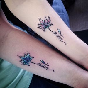 Tattoo uploaded by Swiss Bound Tattoo • #sisters #sister #family #love • 858697 • Tattoodo Lucy Tattoo, Meaning Full Tattoos, Tattoo Sisters, Sister Tattoo Infinity, Sister Tats, Friends Tattoos, Unique Sister Tattoos, Cute Sister Tattoos, Phoenix Tattoo Feminine