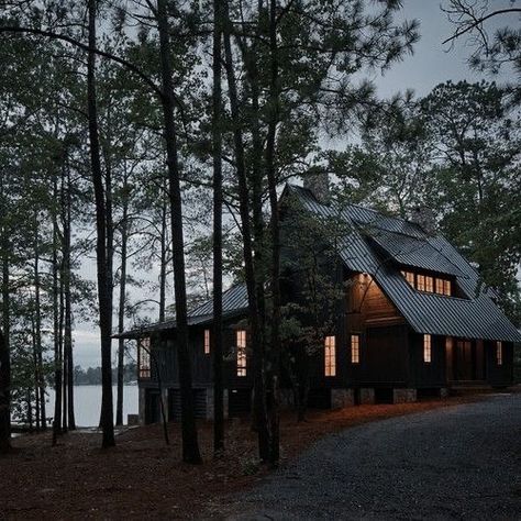 Dark Lake House Aesthetic, Lake House Dark Aesthetic, Lake House Aesthetic Dark, Creepy Lake House, Home Before Dark Riley Sager Aesthetic, Cabin Lake Aesthetic, House By The Lake Aesthetic, The Ravenhood Series Aesthetic, Twilight Aesthetic House