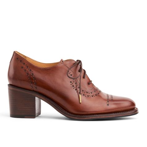 Mrs. Hazel Cognac Leather Women's Midheel Oxford – The Office of Angela Scott Brouges Women, Office Of Angela Scott Shoes, Angela Scott Shoes, Office Of Angela Scott, Georgia Boots, Fantastic Shoes, Gorgeous Shoes, Goodyear Welt, Sneaker Heels