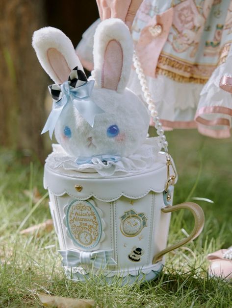 New Release: 【-Teacup Bunny-】 #SweetLolita Bag

◆ Shopping Link >>> https://lolitawardrobe.com/teacup-bunny-sweet-lolita-bag_p8069.html Alice In Wonderland Outfit, Sweet Clothes, Blush On, Kawaii Plush, Rabbit Toys, Novelty Bags, Bunny Toys, Pretty Bags, Cute Stuffed Animals