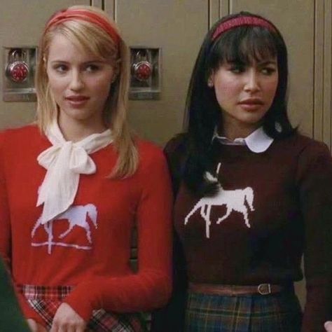 Glee Pfp, Glee Aesthetic, Glee Season 5, Glee Icons, Unholy Trinity, Glee Fashion, Quinn Fabray, Glee Club, Rachel Berry