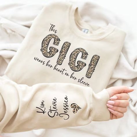 BellaElite - Etsy Gigi Gift, Gigi Shirts, Family Cruise Shirts, Cruise Shirt, Fall Tee, Grandmother Gifts, Gift For Grandma, Custom Sweatshirts, Fall Shirts