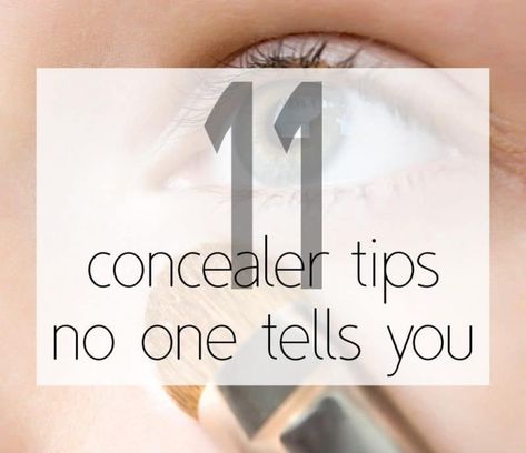 Concealer Tips, Undereye Concealer, Using Concealer, Best Concealer, Under Eye Concealer, Love Makeup, All Things Beauty, Up Girl, Hair Skin