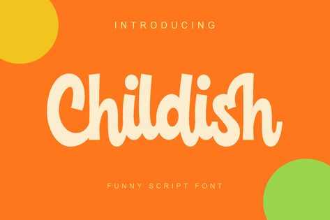 Childish | dafont.com Project Poster, Poster Quotes, Business Fonts, Great Fonts, Handwritten Script Font, Script Logo, Logo Business, Uppercase Letters, Personal Brand